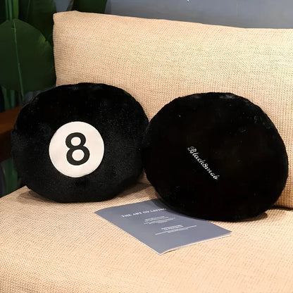 Almofada Decorativa Bola 8 de Bilhar – Macia, Criativa e Estilosa | Sono Leve