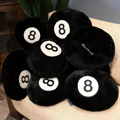 Almofada Decorativa Bola 8 de Bilhar – Macia, Criativa e Estilosa | Sono Leve