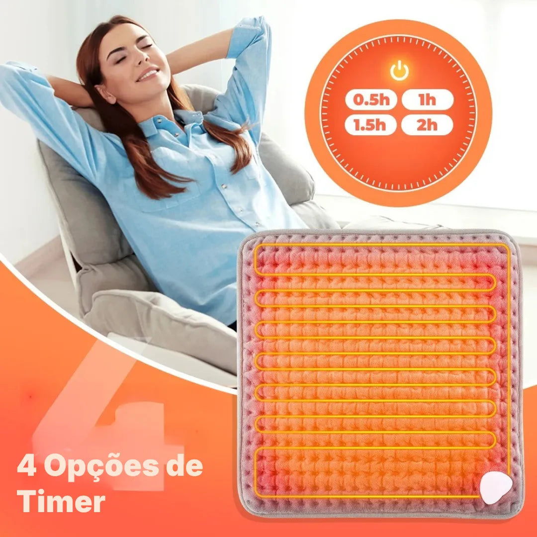 Aquecedor Elétrico para Pés – Macio, Portátil e Lavável | Sono Leve