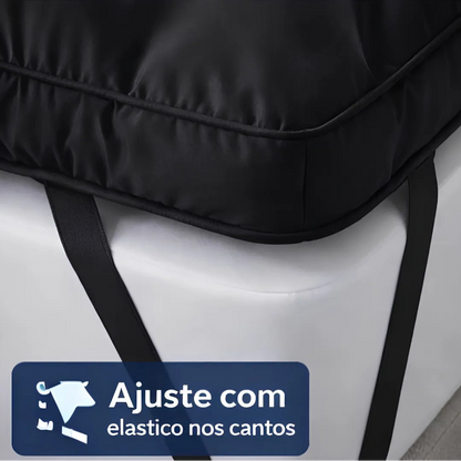 Capa Acolchoada Pillow Top Premium Plume Extra Macia Para Colchão 400 Fios | Leve Sonho