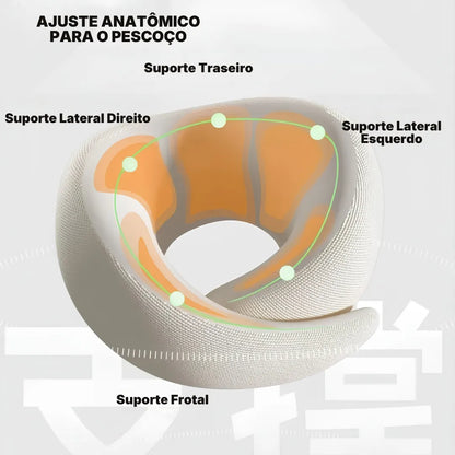 Travesseiro Cervical AuraFlex – Apoio Envolvente para Pescoço | SonoLeve
