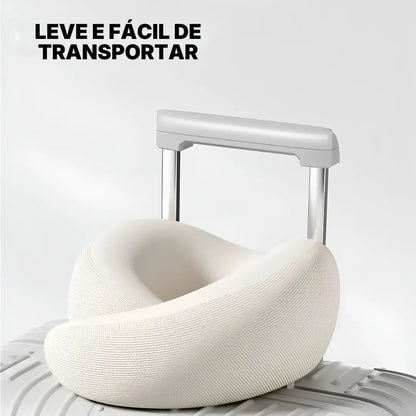 Travesseiro Cervical AuraFlex – Apoio Envolvente para Pescoço | SonoLeve