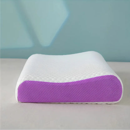 Travesseiro Cervical TPE Air Layer – Respirável, Lavável e Confortável | Sono Leve