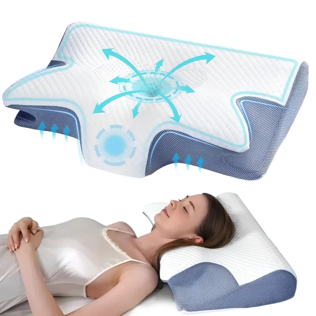 Travesseiro Ortopédico Cervical em Espuma Memory Foam | Sono Leve