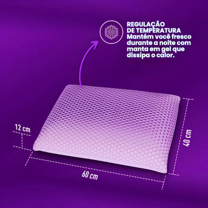 Travesseiro SkinIce IceTouch Refrescante Extra Macio Para Pele Sensível | Leve Sonho