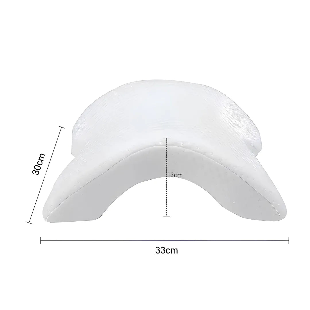 Travesseiro para Dormir Abraçado Anti-Pressão – Memory Foam, Anatômico e Confortável | Sono Leve