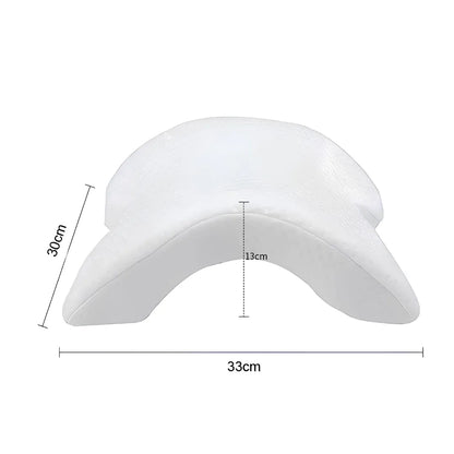 Travesseiro para Dormir Abraçado Anti-Pressão – Memory Foam, Anatômico e Confortável | Sono Leve