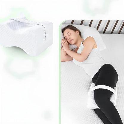 Travesseiro para Joelhos Memory Foam – Anatômico, Macio e Confortável | Sono Leve